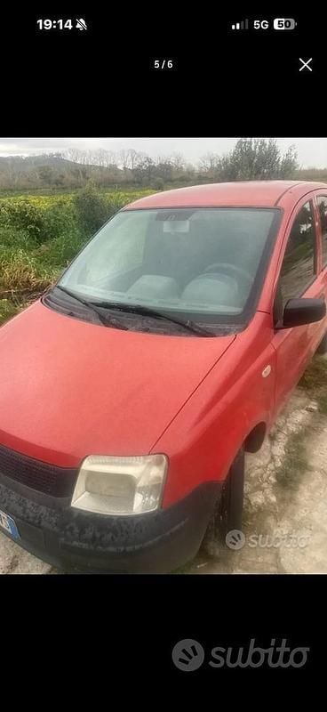 Usata Fiat Panda 54 CV (39 kW) 2008 Rosso Utilitaria