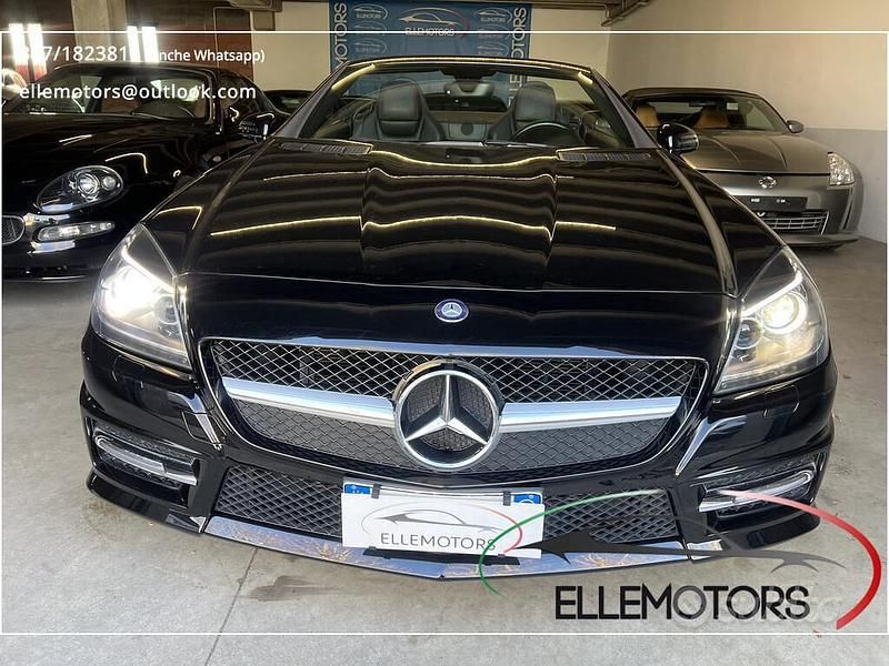 Usata Mercedes SLK200 Premium 184 CV (135 kW) 2013 Nero Cabrio