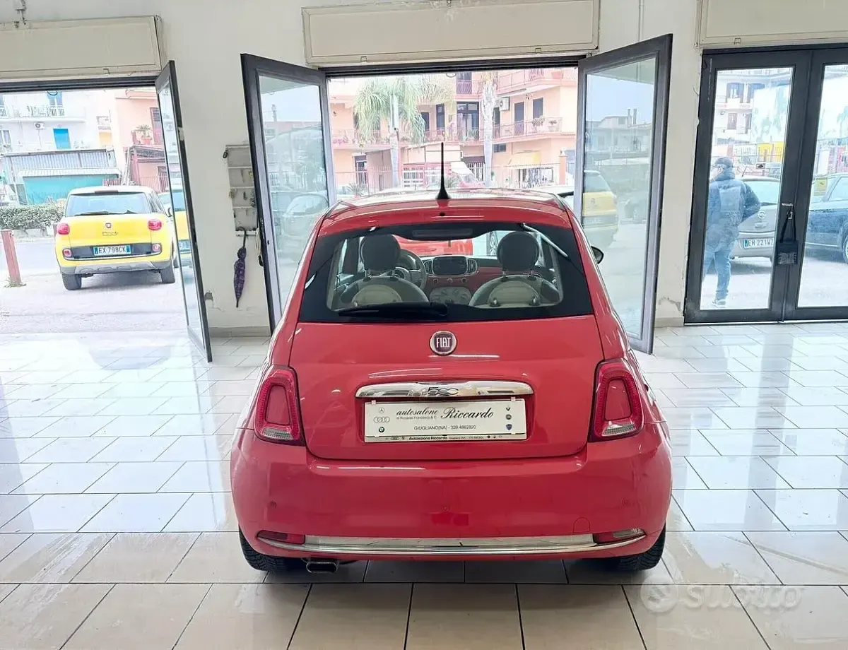 Usata Fiat 500 Lounge 69 CV (50 kW) 2016 Rosso Berlina
