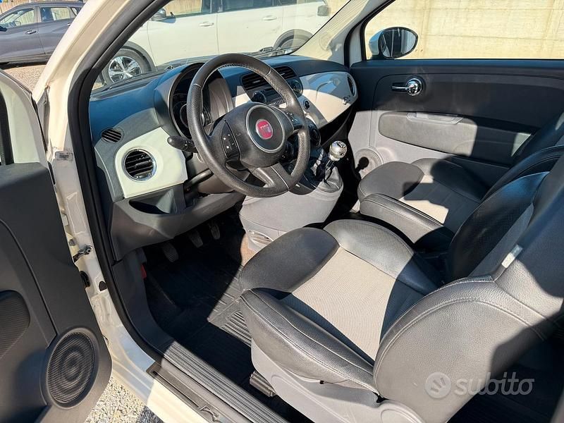 Usata Fiat 500 Lounge 100 CV (73 kW) 2008 Bianco Berlina