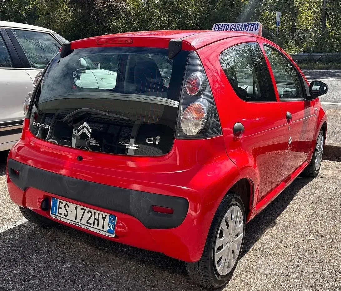Usata Citroën C1 68 CV (50 kW) 2013 Rosso Utilitaria
