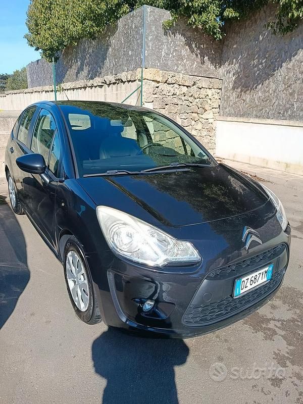 Usata Citroën C3 2010 Nero Utilitaria