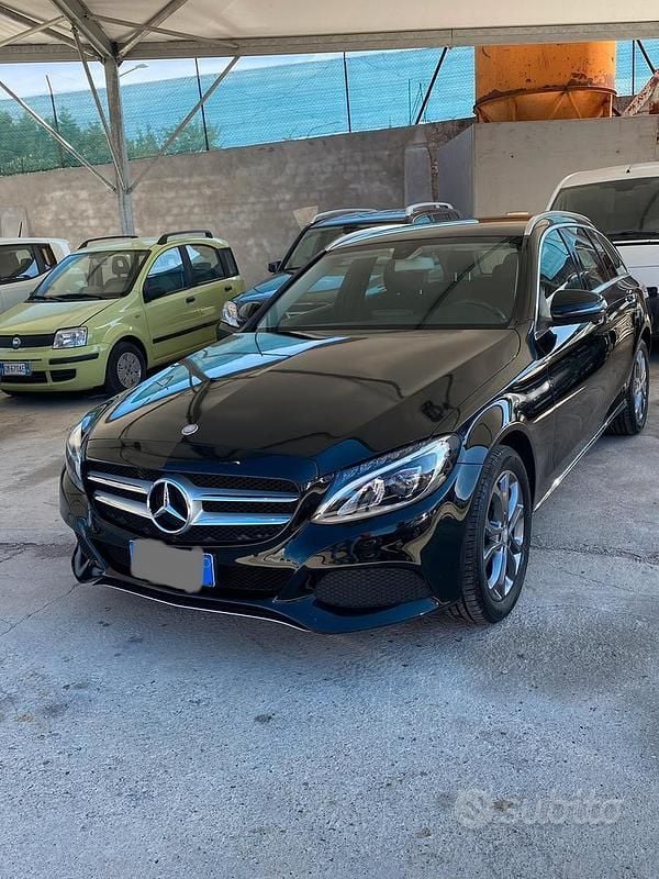 Usata Mercedes C220 170 CV (125 kW) 2017 Nero Station wagon