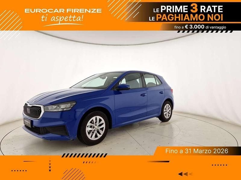 Usata Skoda Fabia Ambition 65 CV (47 kW) 2023 Blu mediterraneo Berlina