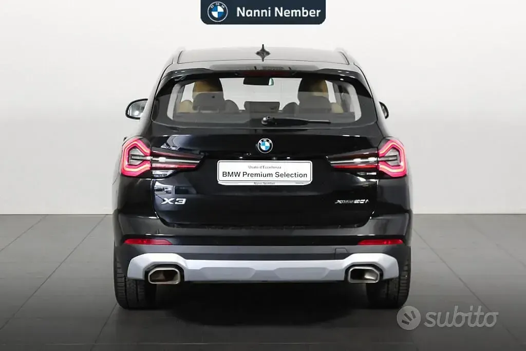 Usata BMW X3 184 CV (135 kW) 2022 Nero SUV