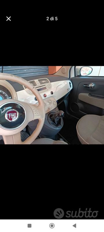 Usata Fiat 500 69 CV (50 kW) 2012 Bianco Utilitaria