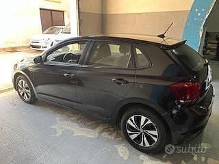 Usata VW Polo Highline 95 CV (69 kW) 2021 Nero Utilitaria
