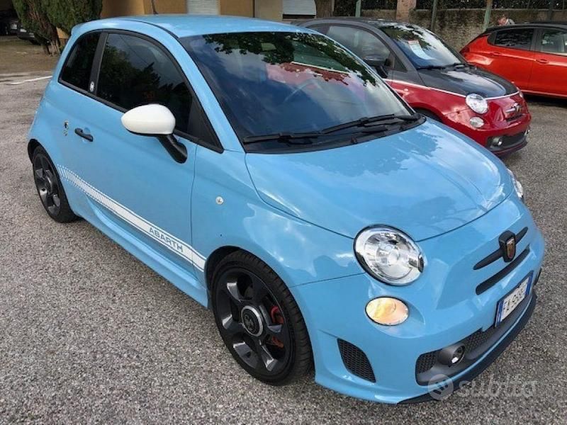 Usata Abarth 595 Competizione 160 CV (117 kW) 2015 Azzurro Utilitaria