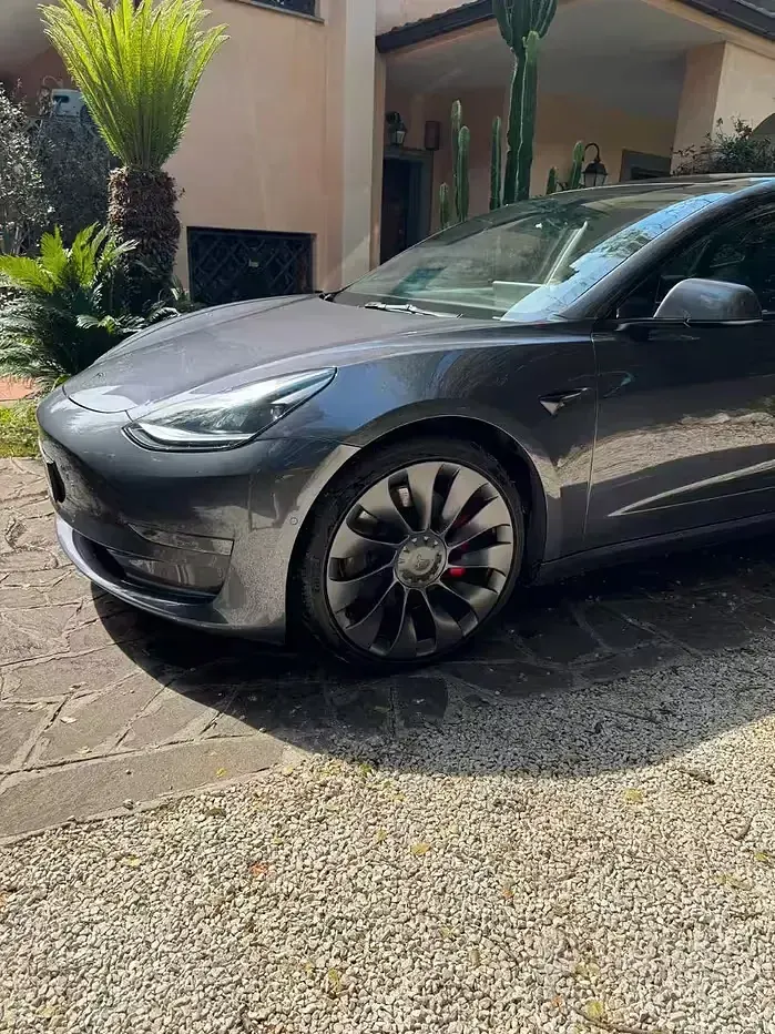 Usata Tesla Model 3 Performance 155 kW (211 CV) 2021 Grigio Berlina
