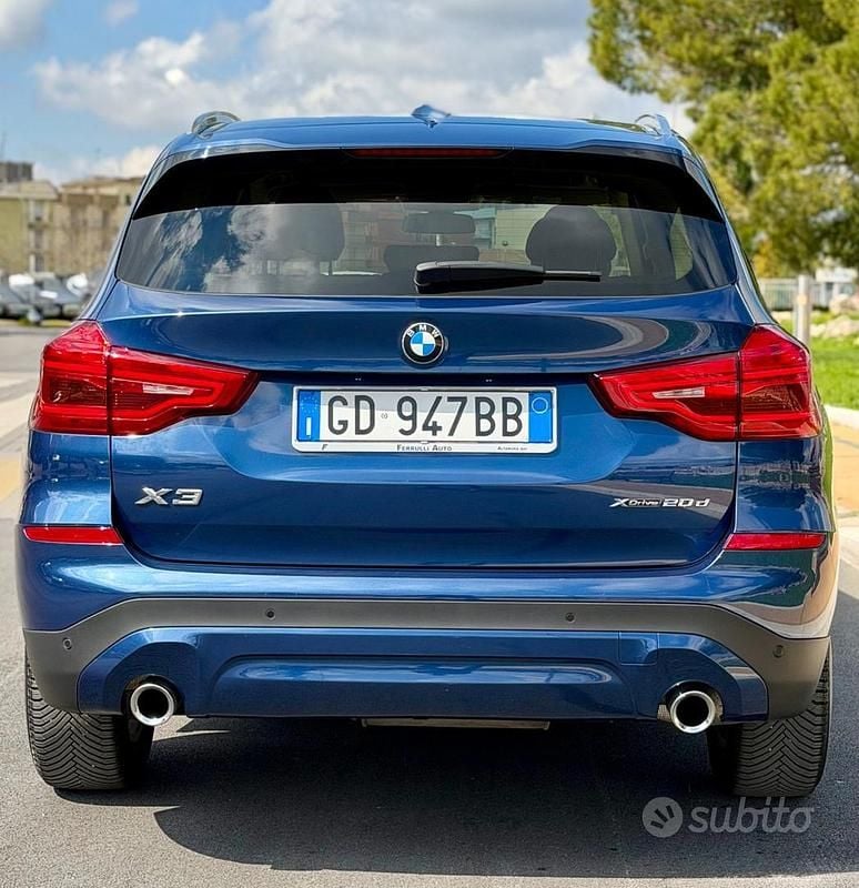 Usata BMW X3 Efficient Dynamics 190 CV (139 kW) 2020 Blu SUV