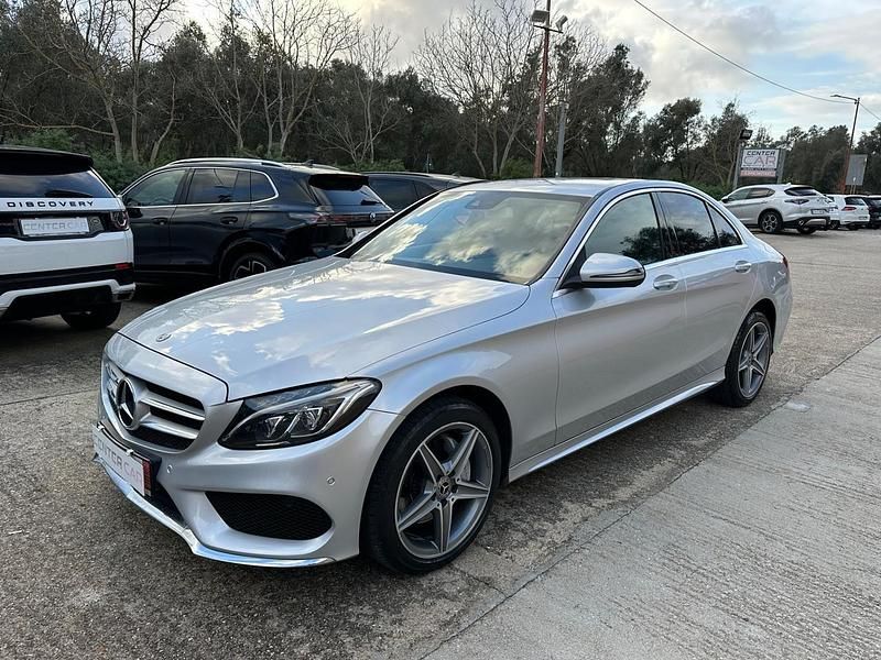 Usata Mercedes C220 Premium 204 CV (150 kW) 2018 Argento Berlina