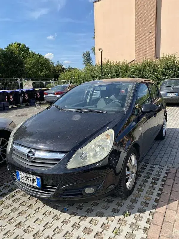 Usata Opel Corsa Club 75 CV (55 kW) 2008 Nero Utilitaria