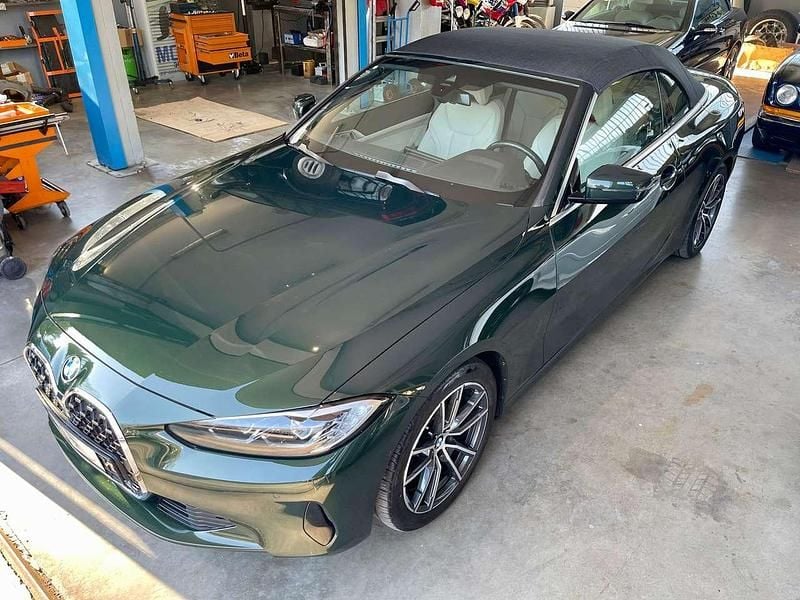 Usata BMW 420 M Sport 184 CV (135 kW) 2022 Verde Cabrio