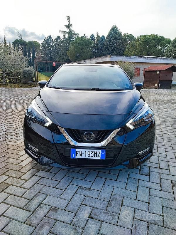 Usata Nissan Micra Tekna 101 CV (74 kW) 2019 Nero Berlina