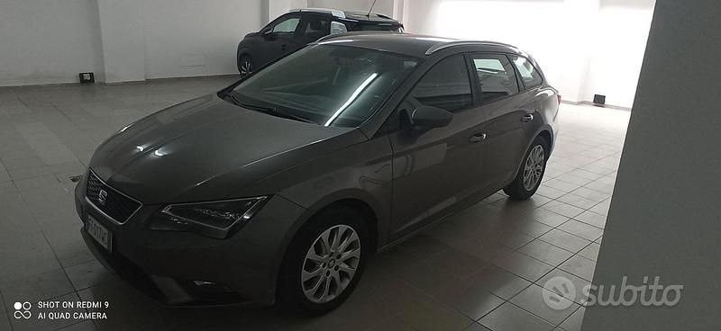 Usata Seat Leon 115 CV (84 kW) 2015 Grigio Station wagon
