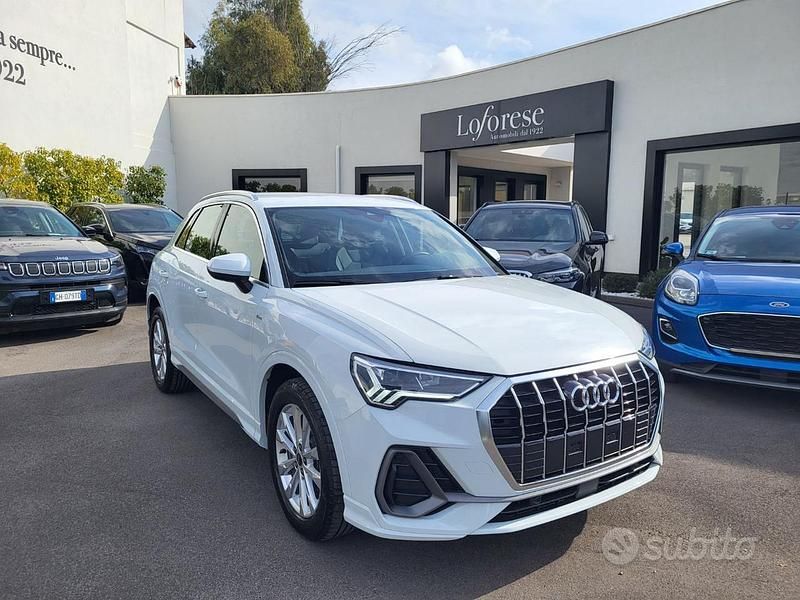 Usata Audi Q3 S-Line 150 CV (110 kW) 2023 Bianco pastello SUV