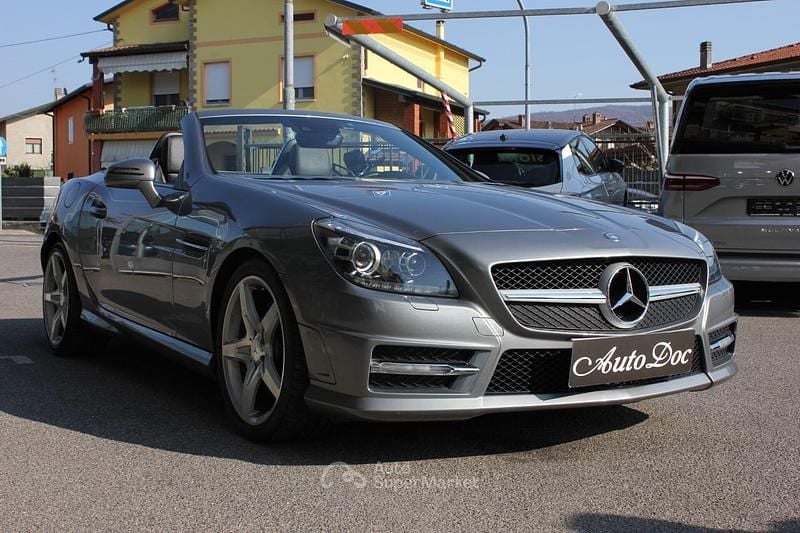 Usata Mercedes SLK200 Premium 184 CV (135 kW) 2013 Grigio Cabrio