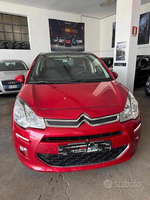 Usata Citroën C3 Exclusive 81 CV (59 kW) 2016 Rosso Berlina
