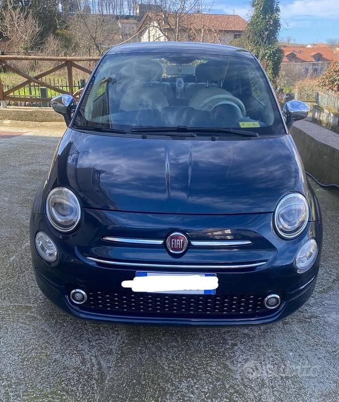 Usata Fiat 500 69 CV (50 kW) 2018 Blu Berlina