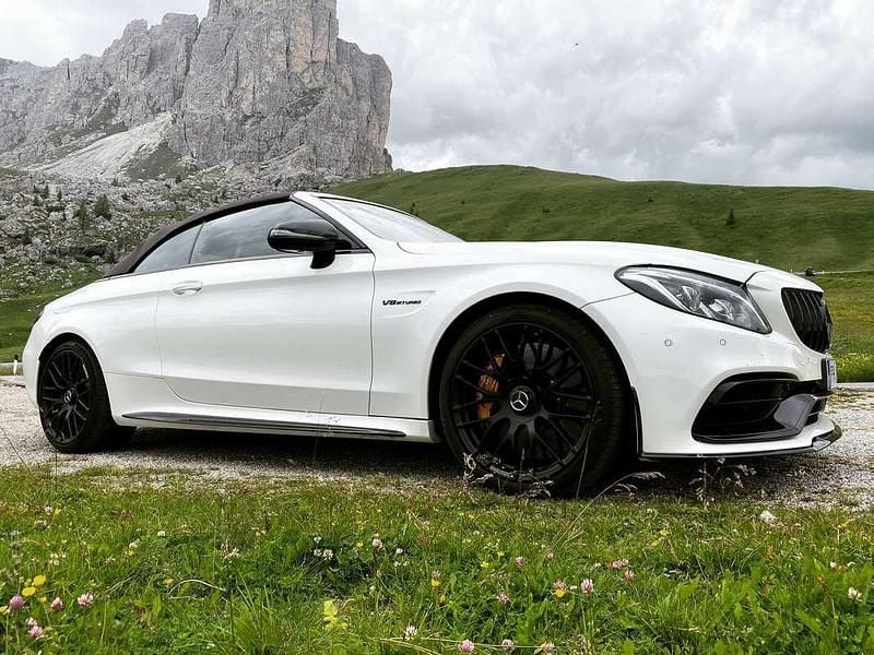 Usata Mercedes C63 AMG AMG 510 CV (375 kW) 2017 Bianco Cabrio