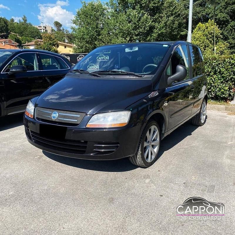 Usata Fiat Multipla Active 103 CV (75 kW) 2004 Nero Monovolume