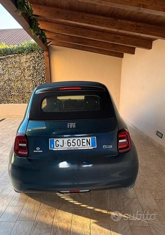 Occasion Fiat 500e Icon 86 kW (118 ch) 2022 Vert Cabriolet