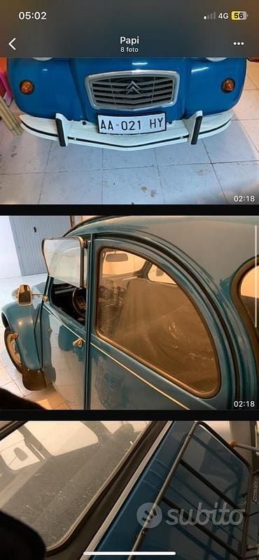 Usata Citroën 2CV 29 CV (21 kW) 1994 Blu Berlina