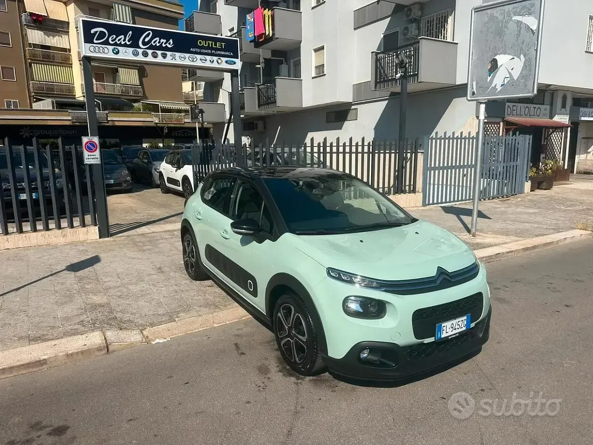 Usata Citroën C3 PureTech 82 CV (60 kW) 2018 Verde Utilitaria