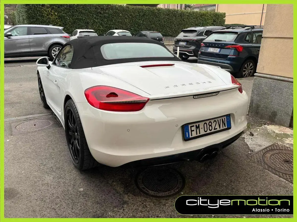 Usata Porsche Boxster 265 CV (194 kW) 2014 Bianco Cabrio
