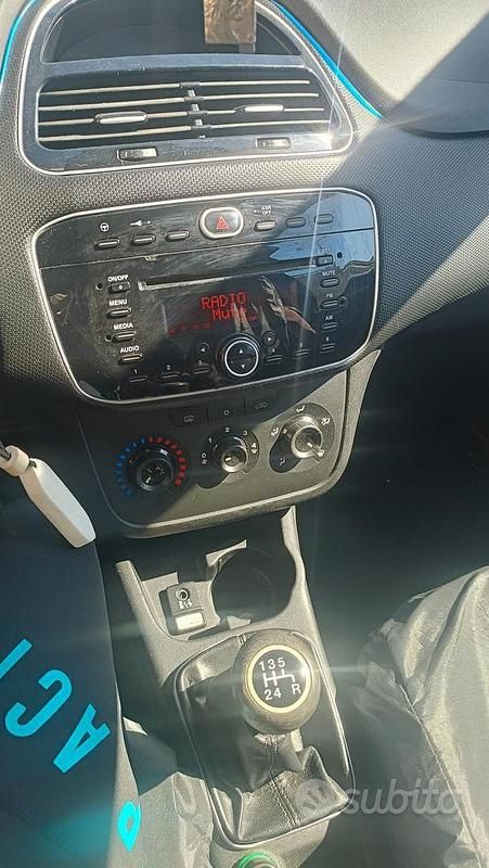 Usata Fiat Punto Evo 75 CV (55 kW) 2012 Nero Utilitaria