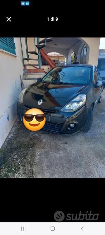 Usata Renault Clio II 75 CV (55 kW) 2011 Nero Berlina