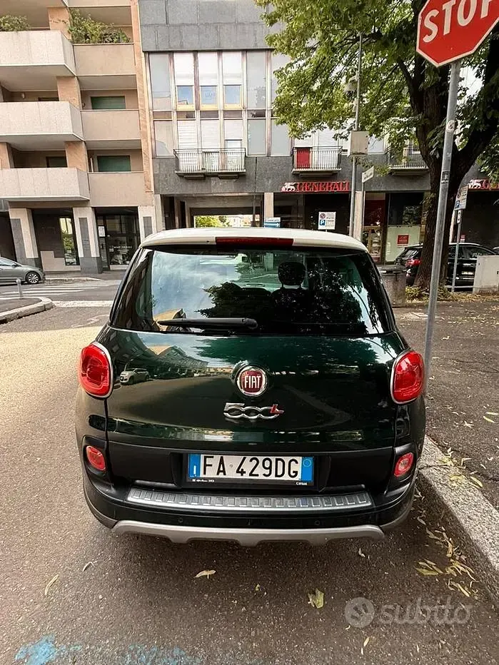 Usata Fiat 500L 85 CV (62 kW) 2015 Verde Monovolume