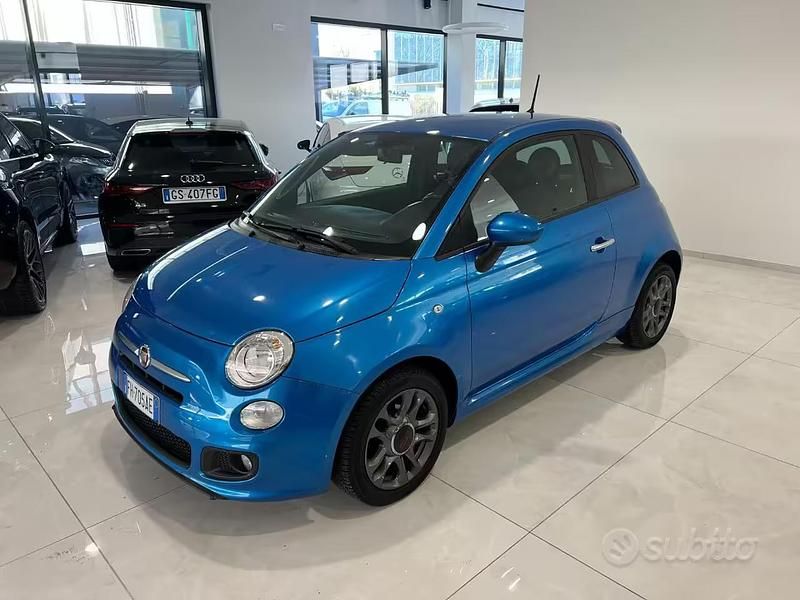 Usata Fiat 500 S 69 CV (50 kW) 2015 Blu Utilitaria