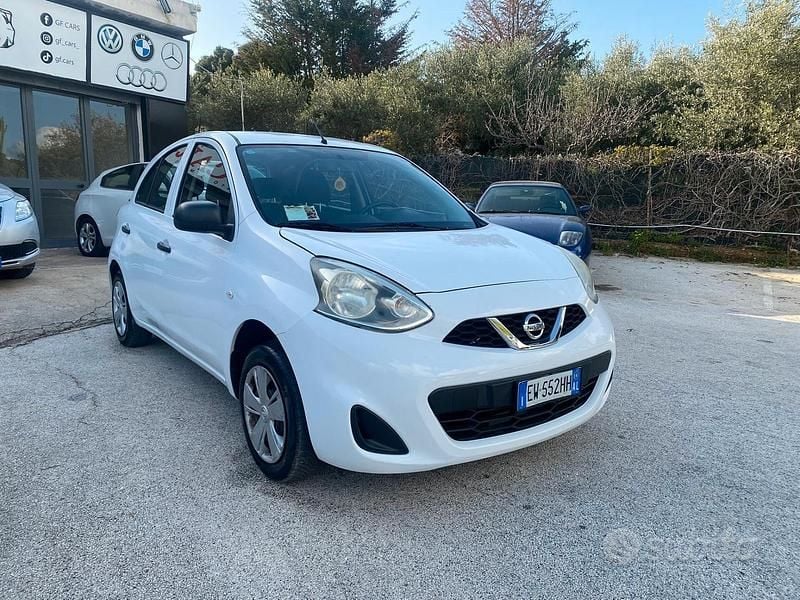 Usata Nissan Micra Acenta 80 CV (58 kW) 2014 Bianco Utilitaria
