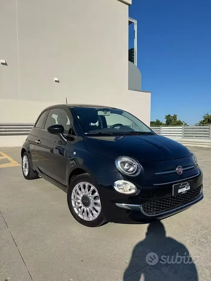 Usata Fiat 500 Lounge 69 CV (50 kW) 2016 Nero Berlina