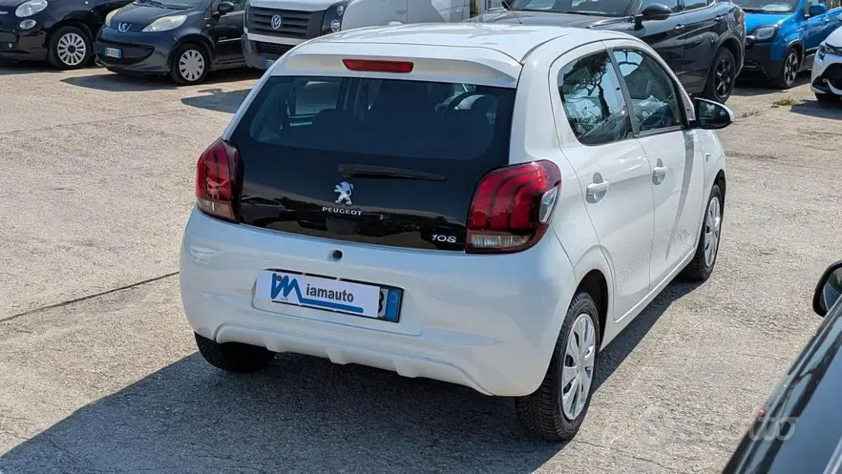 Usata Peugeot 108 69 CV (50 kW) 2016 Bianco Berlina