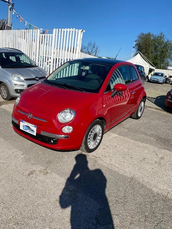 Usata Fiat 500 Lounge 95 CV (69 kW) 2011 Rosso Berlina