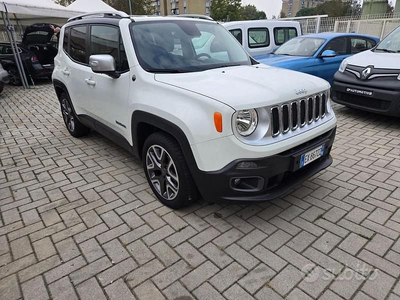Bianco Usata 2015 Jeep Renegade Limited SUV | 10.500 € (Buon prezzo) - Immagine 1/4