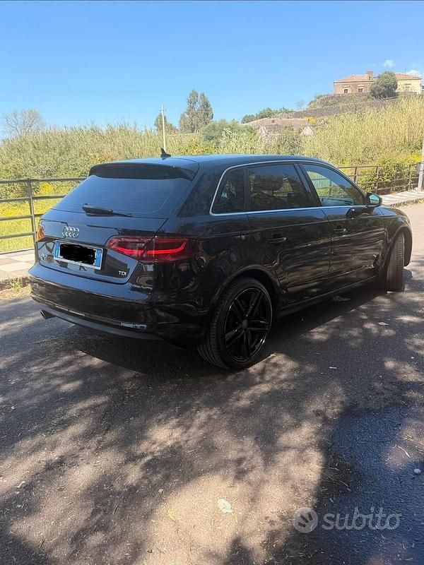 Usata Audi A3 110 CV (80 kW) 2014 Nero Berlina