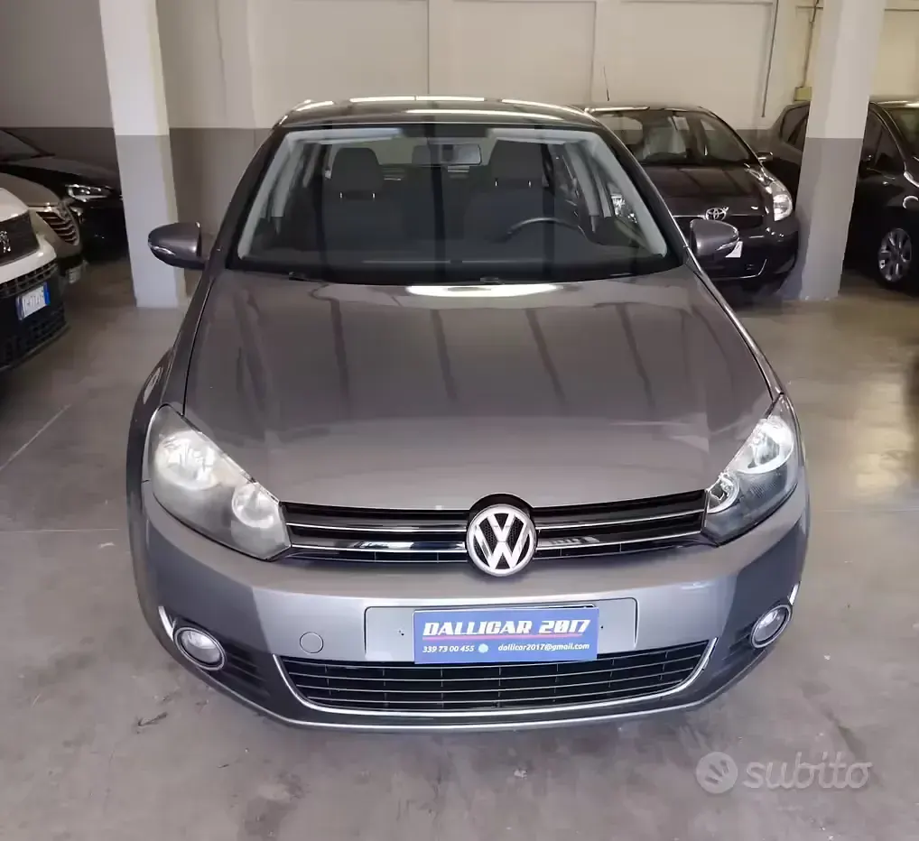 Usata VW Golf VI Highline 122 CV (89 kW) 2010 Grigio Utilitaria
