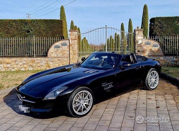 Usata Mercedes SLS AMG 571 CV (419 kW) 2011 Nero Cabrio