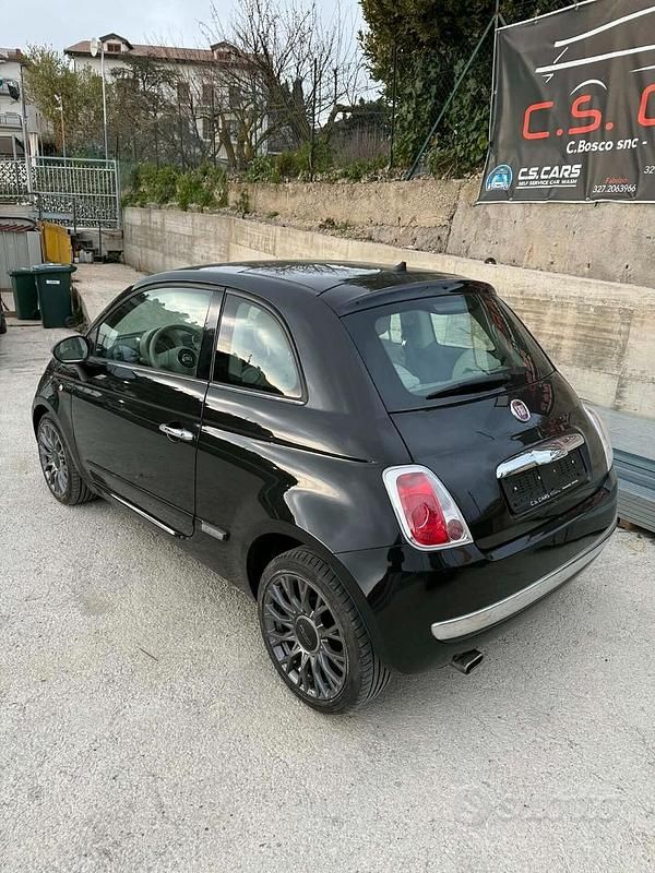 Usata Fiat 500 Lounge 69 CV (50 kW) 2014 Nero Berlina
