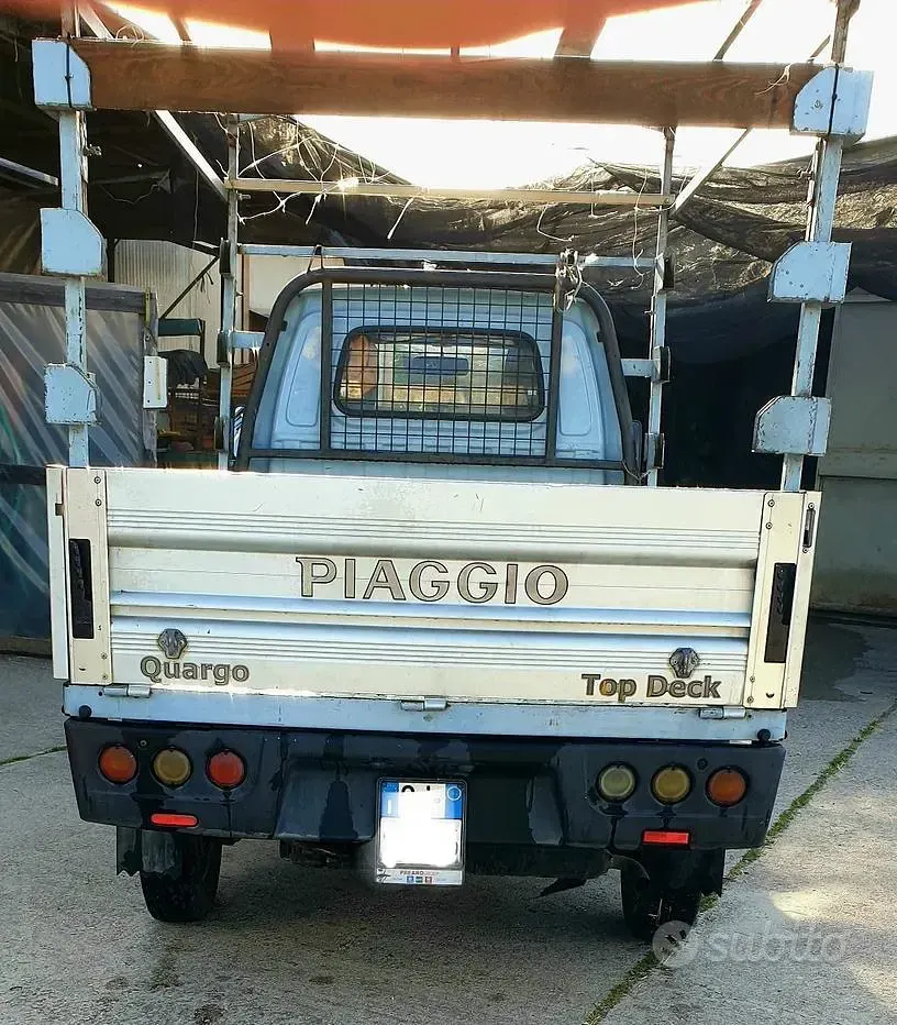 Usata Piaggio Quargo 18 CV (13 kW) 2006 Furgone
