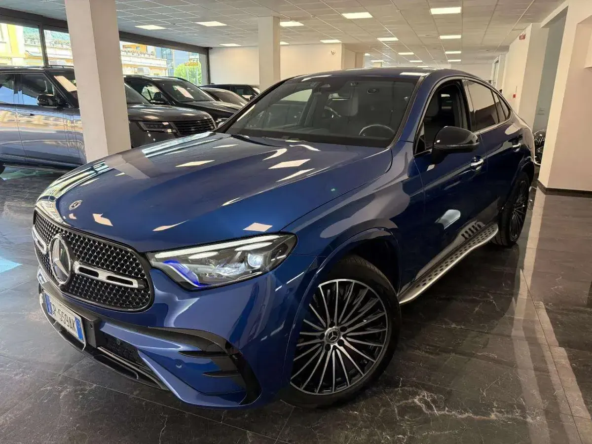 Usata Mercedes GLC300de AMG Line Premium Plus 197 CV (144 kW) 2023 Blu Coupé