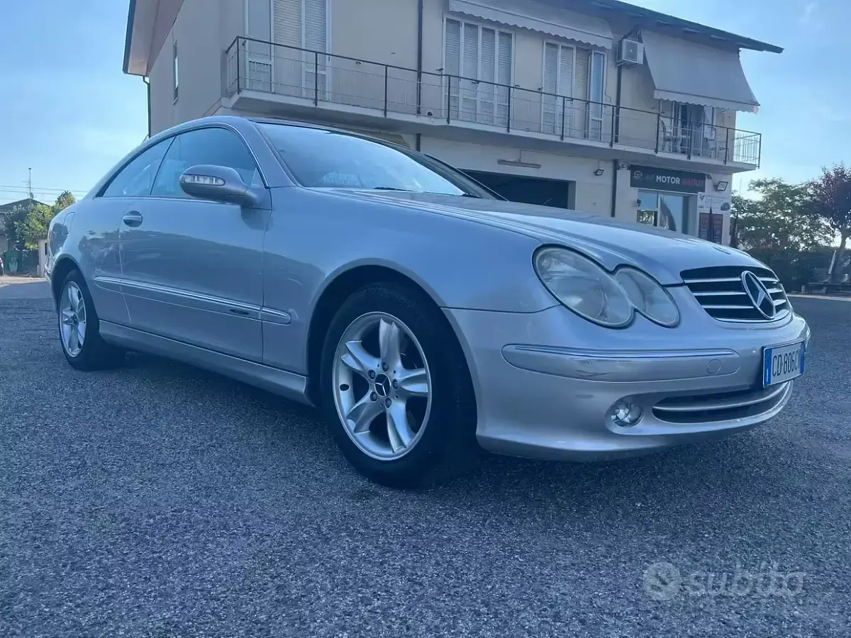 Usata Mercedes CLK200 Avantgarde 163 CV (119 kW) 2003 Grigio Coupé