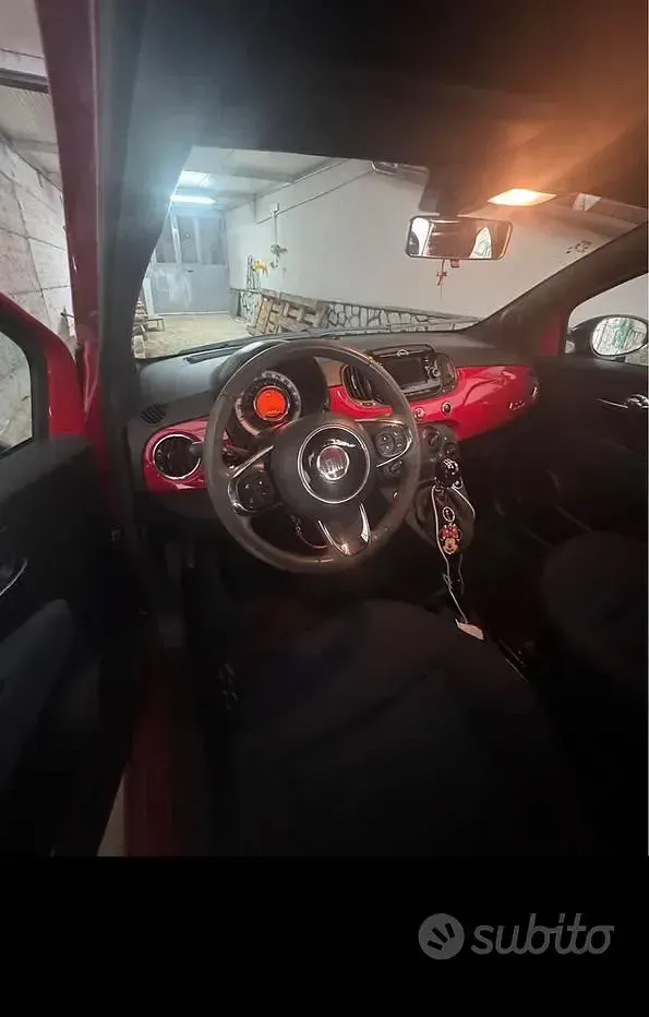 Usata Fiat 500 69 CV (50 kW) 2022 Rosso Berlina