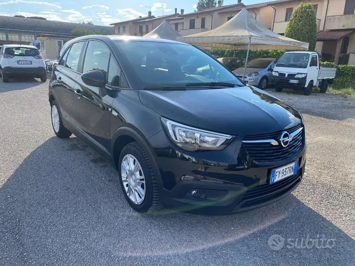 Usata Opel Crossland X 83 CV (61 kW) 2019 Nero SUV