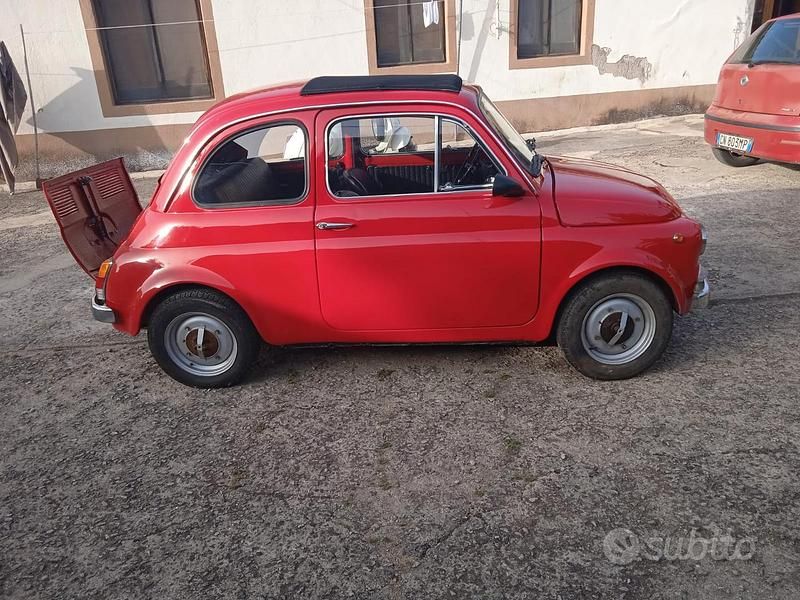 Usata Fiat 500 1970 Rosso Utilitaria