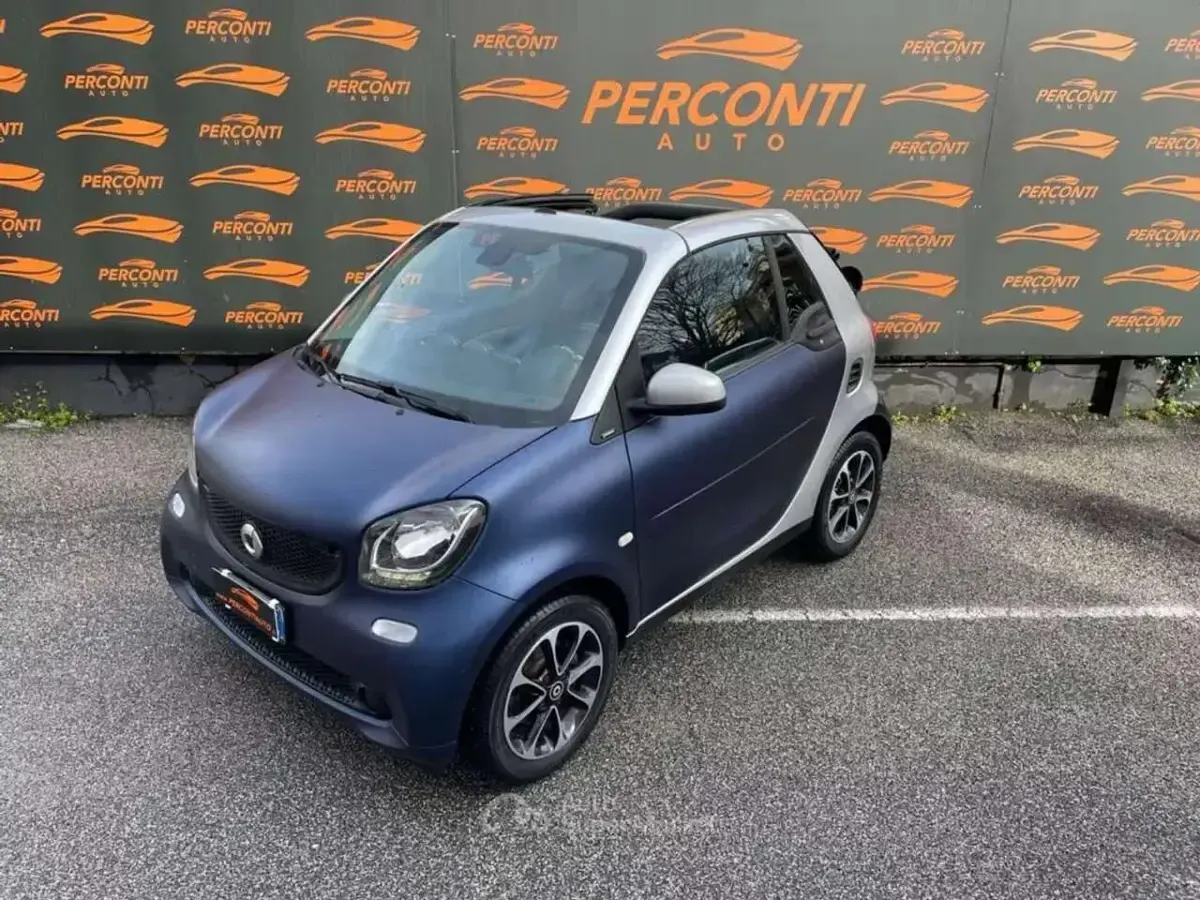 Usata Smart ForTwo Cabrio Passion 90 CV (66 kW) 2016 Blu/azzurro Cabrio