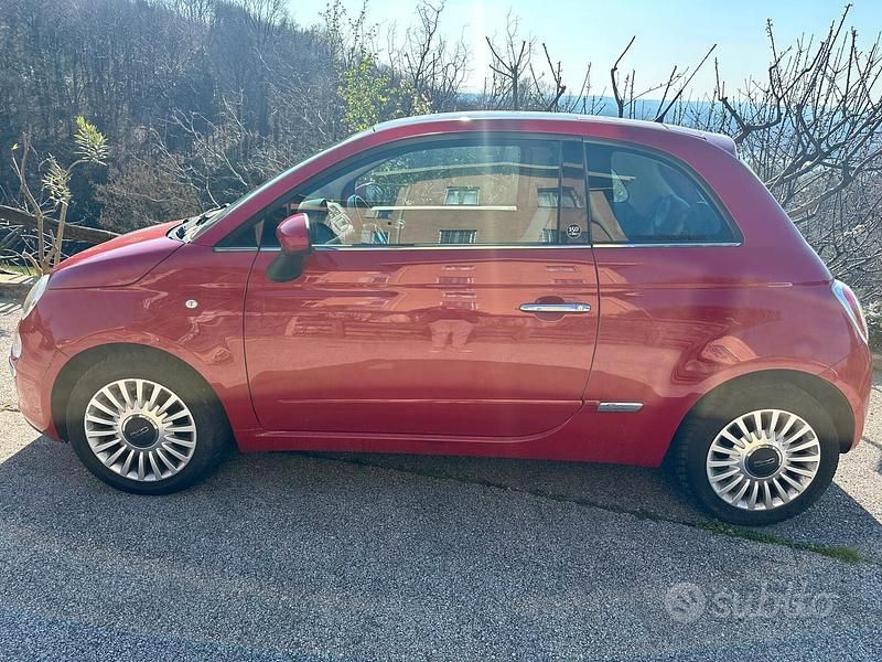 Usata Fiat 500 Anniversary 69 CV (50 kW) 2011 Rosso Berlina